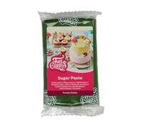 FunCakes Sugar Paste Forest Green, Easy to Use, Smooth, Flexible, Soft and Pliable, Perfect for Cake Decorating, Halal, Kosher and Gluten Free, 250 g