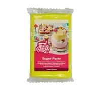 FunCakes Sugar Paste Lime Green, Easy to Use, Smooth, Flexible, Soft and Pliable, Perfect for Cake Decorating, Halal, Kosher and Gluten Free, 250 g
