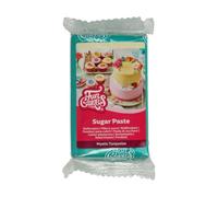 FunCakes Sugar Paste Mystic Turquoise, Easy to Use, Smooth, Flexible, Soft and Pliable, Perfect for Cake Decorating, Halal, Kosher and Gluten Free, 250 g