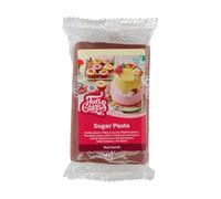 FunCakes Sugar Paste Red Earth, Easy to Use, Smooth, Flexible, Soft and Pliable, Perfect for Cake Decorating, Halal, Kosher and Gluten Free, 250 g Pack of 1