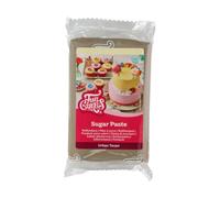 FunCakes Sugar Paste Urban Taupe, Easy to Use, Smooth, Flexible, Soft and Pliable, Perfect for Cake Decorating, Halal, Kosher and Gluten Free, 250 g Pack of 1