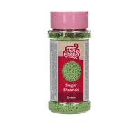 FunCakes Sugar Strands Green: Cake Sprinkles, Great Taste, optimal for Cake Decorating, Sprinkle Mix - 80 g
