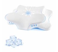 FUNCCUBE Cervical Neck Pillow - Memory Foam Pillow for Pain Relief Sleeping, Ergonomic Neck Support Contour Pillows for Side Back Stomach Sleepers,Orthopedic Breathable Pillowcase