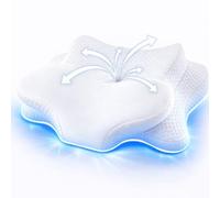 FUNCCUBE Cervical Neck Pillow - Memory Foam Pillow for Pain Relief Sleeping, Ergonomic Neck Support Contour Pillows for Side Back Stomach Sleepers,Orthopedic Breathable Pillowcase