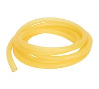 FunChem Rubber Hose, Amber Latex Rubber Hose Natural Hose Rubber Tube 12mm O.D. 8mm I.D., Super Elastic and Durable, 2.7 m