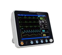 funchic 8 inch 7-Channel ECG/EKG Machine Multi-parameter Monitor Vital Sign Dental Patient Monitor ICU CCU ECG NIBP RESP TEMP SPO2 HR