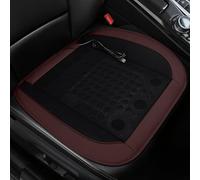 FUNCITTE Cooling Car Seat Cover Cushion, Comfort Ventilated Car Seat Pad with USB Port, Summer Breathable Seat Covers for Vehicles Office Chair Wheelchai (Brown)