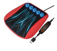 FUNCITTE Cooling Car Seat Cover,Ventilated Car Seat Cushion with USB Port, 3Levels Cool Car Seat with Fan,12V Car Cool Seat Cushion Cushion for Vehicles Office Chair Wheelchair (Red)