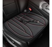 FUNCITTE Heated Car Seat Cushion, Plush Square Seat Pad USB, Cover Portable Winter Heated Cushion for SUV Saloon Car New Energy Vehicle Commercial Vehicle (Black)
