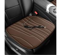 FUNCITTE Heated Car Seat Cushion, Square Seat Pad USB, Cover Portable Winter Heated Cushion for Vehicles & Home Office Chairs (Brown)