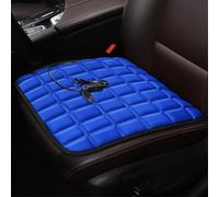 FUNCITTE Heated Car Seat Cushion, USB &12V Fast Heating, Portable Electric Square Seat Warmer Pad for Universal Car Office Chair & Pet Bed SUV Saloon (Blue)