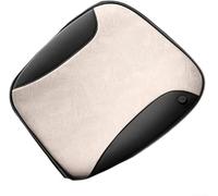 FUNCITTE Heated Car Seat Cushion with USB Power, Adjustable Settings, Plush Square Non-Slip Warmer Pad, Portable Heating Cover for Vehicles, Home and Office Chairs in Winter (Beige 4)
