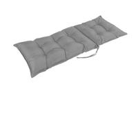 FUNCITTE Waterproof Garden Recliner Cushions, High Back Chair Cushion, Outdoor Garden Seat Cushion with Backrest, Low Back Pain Relief Thick for Patio Seat Pads for Home Office Chair (Light Grey)