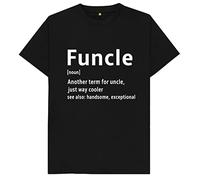 Funcle Another Term for Uncle Just Way Cooler Mens T Shirt XXL Black