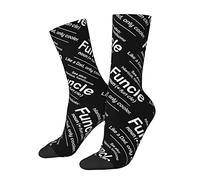 Funcle Like Uncle Cooler Socks, Funny Novelty Crew Socks Gift for Men Women Teen