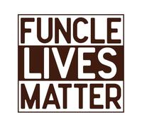 Funcle Lives Matter Cool Funny Fun Uncle Joke Funny Humor Cooler Uncle Mural and Wall Vinyl Decal 67.2x72.2cm Wall beautification Coffee