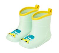 FUNCOO PLUS Toddler Baby Dinosaur Wellies for Boys Girls, Little Kids Car Welly Boots Infant Rain Boot Wellingtons Waterproof Boots 1-6 Years