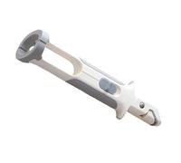 Function Clamps with Adjustable Pressure, Grey white | Practical Ergonomic Kitchens Utensils Set with Waved Texture Grip for Oven Microwave Air Fryers Nonslip Finish