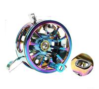 Function-First Baitcasting Reel Made of Aluminum Alloy with Brake Mechanism and Rotating Handle for Real-World Use (C)