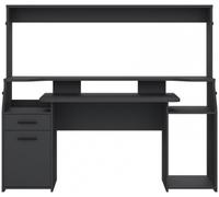 Function Plus Black Gaming Desk