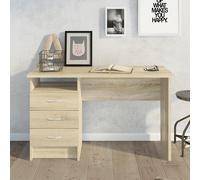 Function-Plus-Desk-3-Drawer-Single-Oak