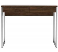 Function Plus Walnut Effect 2 Drawer Desk