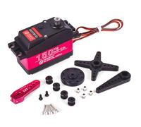 Functional 150KG Digital Servo Full Metal Gear 180 Degree Waterproof 12V With Servo Arm For Car And Robotics High Load