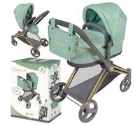 Decuevas 3x1 Foldable Doll Carriage Up To 50 Cm Green Kids