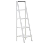 Functional 4 Tier Shelf Unit, Stylish Standing Shelves For Livingroom, Versatile Shelving Unit For Bedroom Interiors by Premier White One Size