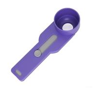 Functional ABS Plastic Funnel Scoop with Measuring Scale for Accurate Portioning and Smooth Pouring in Kitchen Use (purple)