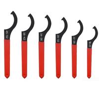 Functional Adjustable Hook Wrench Set For For Crescent Wrench Systems 6 Piece Or 9 Piece High Carbon Steel Heat Treated(Six-piece Set)