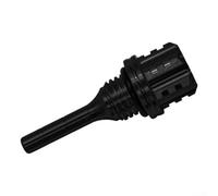 Functional and Stylish Hexagonal Aluminium Alloy Motorcycle Oil Dipstick Upgrade Option (Black)