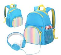 Functional Backpack Carrying Case Adjustable Strap for TonieBox 2/1 (Blue)