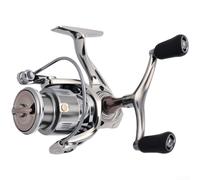 Functional Baitcasting Reel with All-Metal Spool 5.2:1 Ratio Dual Handle Configuration and 8kg Drag System (MS-T-2000S)