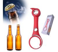 Functional Can Opener Beer and Cap Bottle Screw Home Items to Make Life Easier (A, One Size)