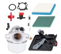 Functional Carburetor for 4 Small Engines 124T02, 124T05, For 799872, 694202, Includes Comprehensive Air Filter and Base