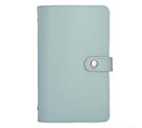 Functional Cash Storage Book with Money Clip and Account Book Structure for Managing Personal or Business Cash Flow (Blue)