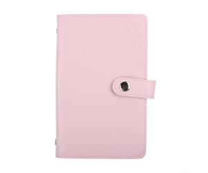 Functional Cash Storage Book with Money Clip and Account Book Structure for Managing Personal or Business Cash Flow (Pink)