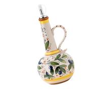 Functional Ceramic Condiments Dispenser Unique Design Ceramic Condiments Organizers with Lid Suitable for Pantries Organization Sealed Bottle