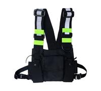 Functional Chest Bag - Adjustable Strap Bag, Oxford Textile Construction, Weatherproof Sports Utility Chest Bag With Sturdy And Durable Material | Pl Activity Bag, Black, Se référer au descriptif