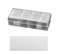 Functional Clear Coin Storage Holder Coin Holder Set with Clear Collector Box for Various Size Coin and Display Needs