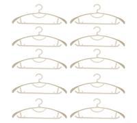 Functional Clothes Hangers Built for Daily Use Seasons Supporting Both Lightweight Layers and Heavier Outerwear Without Compromise (White)