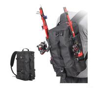 Functional Fishing Backpack with Multi Compartment Design to Keep Trout Gear Sorted During Travel and On Site