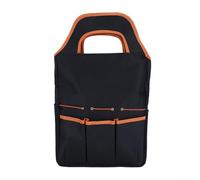Functional Gardening Tool Bag Constructed from Oxford Fabric with Handy Carrying Handle and Multiple Pockets (Orange)