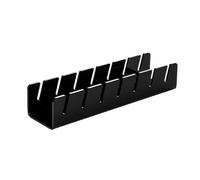 Functional Hat Organizer Space Saver Hat Display Stand is a clear acrylic wall mounted storage stand for sports enthusiasts