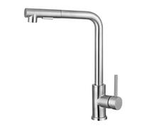 & Functional Kitchen Faucet with Pull Out Sprayer Contemporary Wall Mounted Kitchen Tap Quick Fixing for House Extendable Shower Head