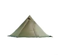 Functional Luxury Tepee Tent Yurt Style For camping Tent with Fire Safety and Ventilation Features (Green)