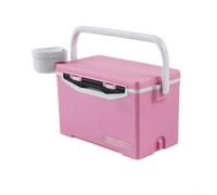 Functional Model Fishing Box with Multiple Opening Methods for Convenience (blossom pink)