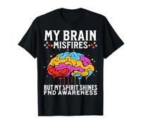 Functional Neurological Disorder Awareness Brain FND Warrior T-Shirt
