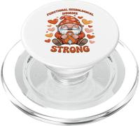 Functional Neurological Disorder Awareness Gnome Orange PopSockets PopGrip for MagSafe